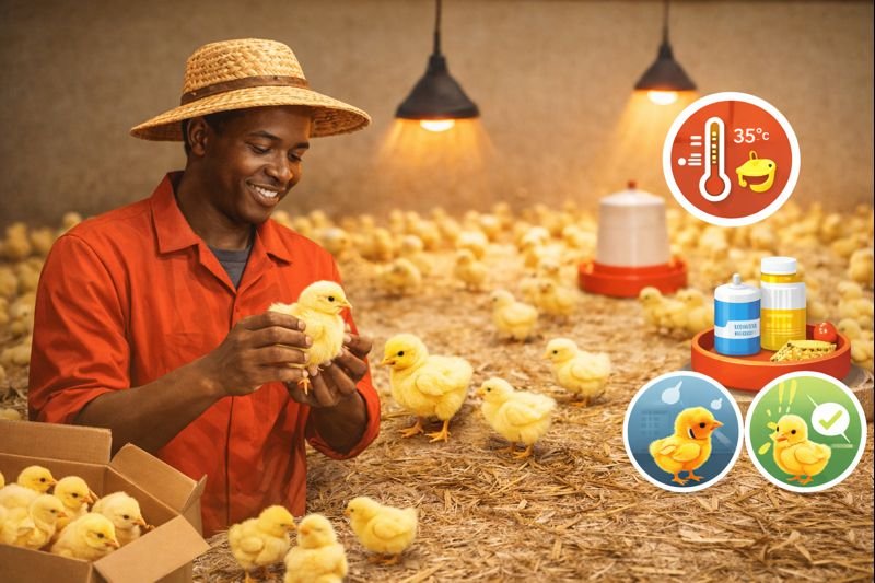 L'essentiel à retenir du démarrage des poussins Le bâtiment, les paramètres d'ambiance, la gestion de la ventilation